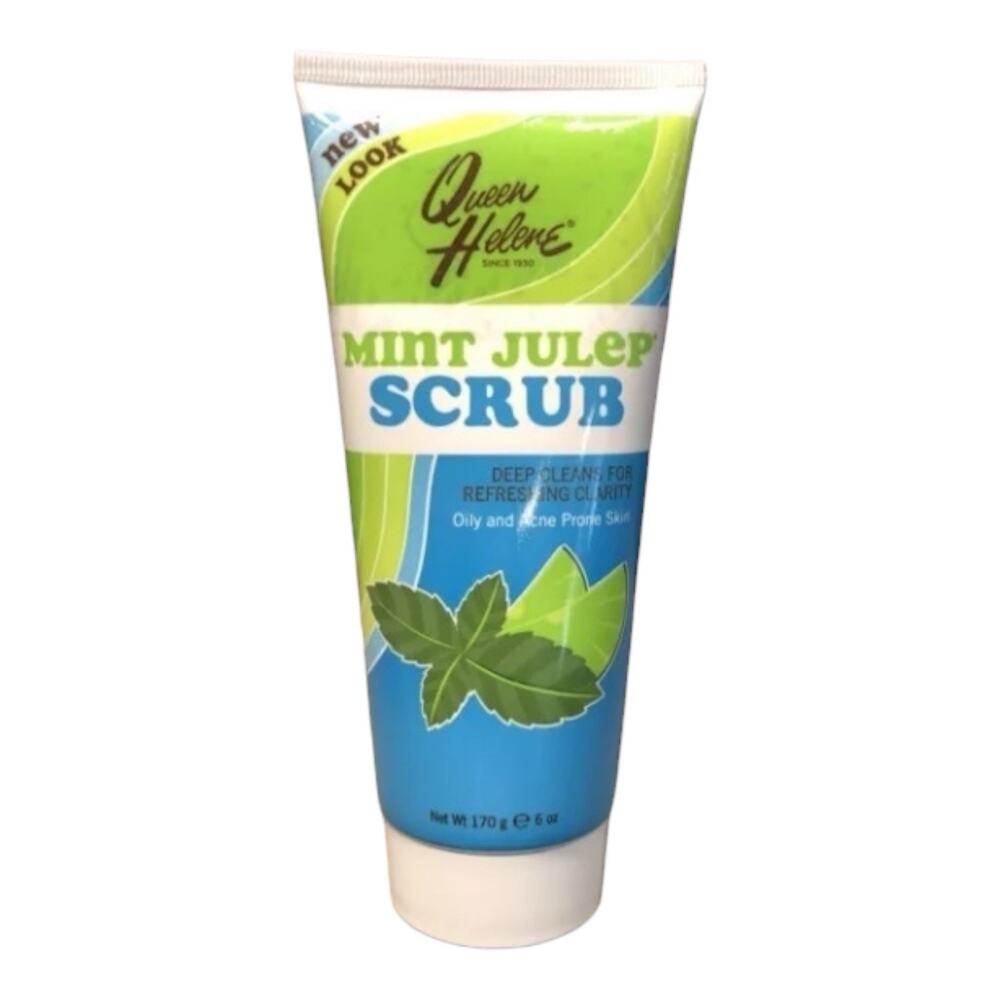 Queen Helene Mint Julep Scrub Facial Face Deep Cleans Oily Acne Skin (1)